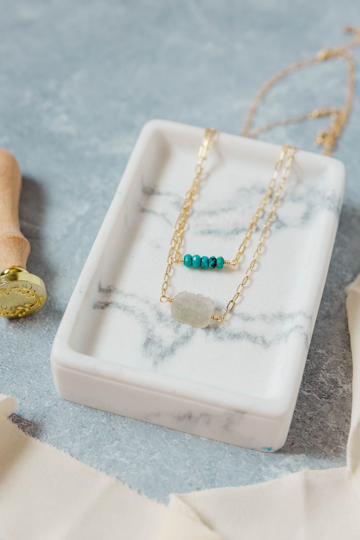 Tavi Necklace - Turquoise