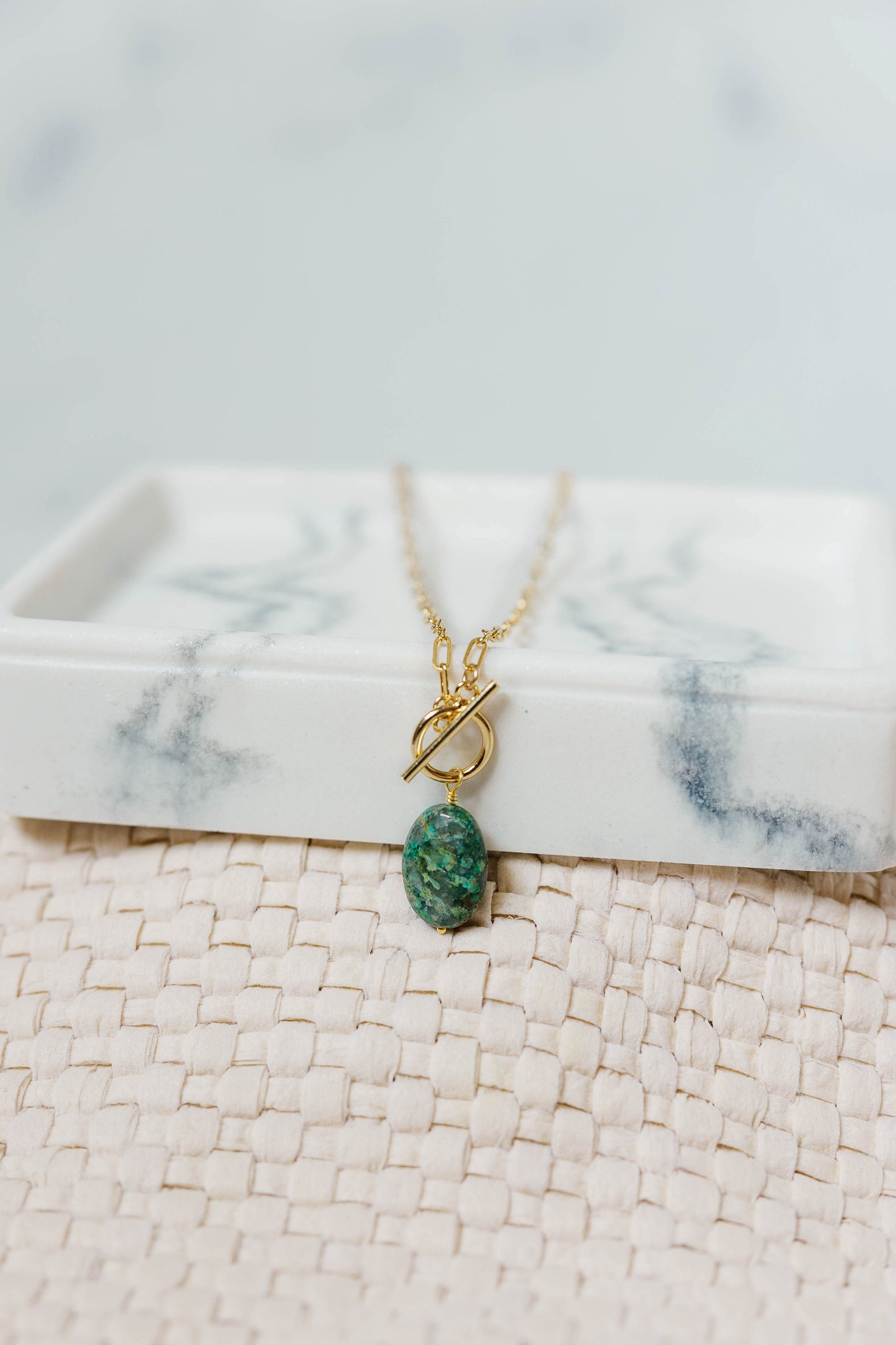 TEAGAN Necklace - Ocean Jasper