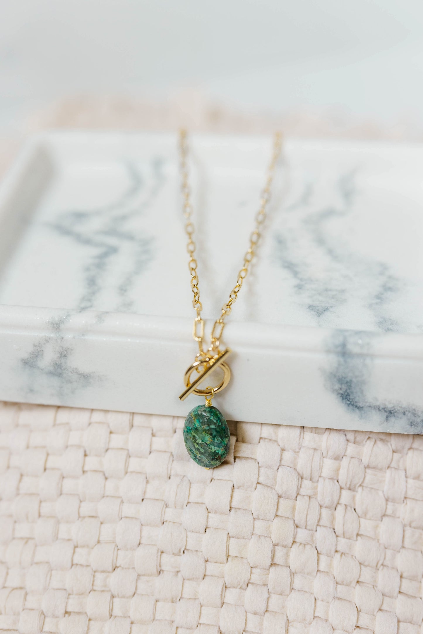 TEAGAN Necklace - Ocean Jasper