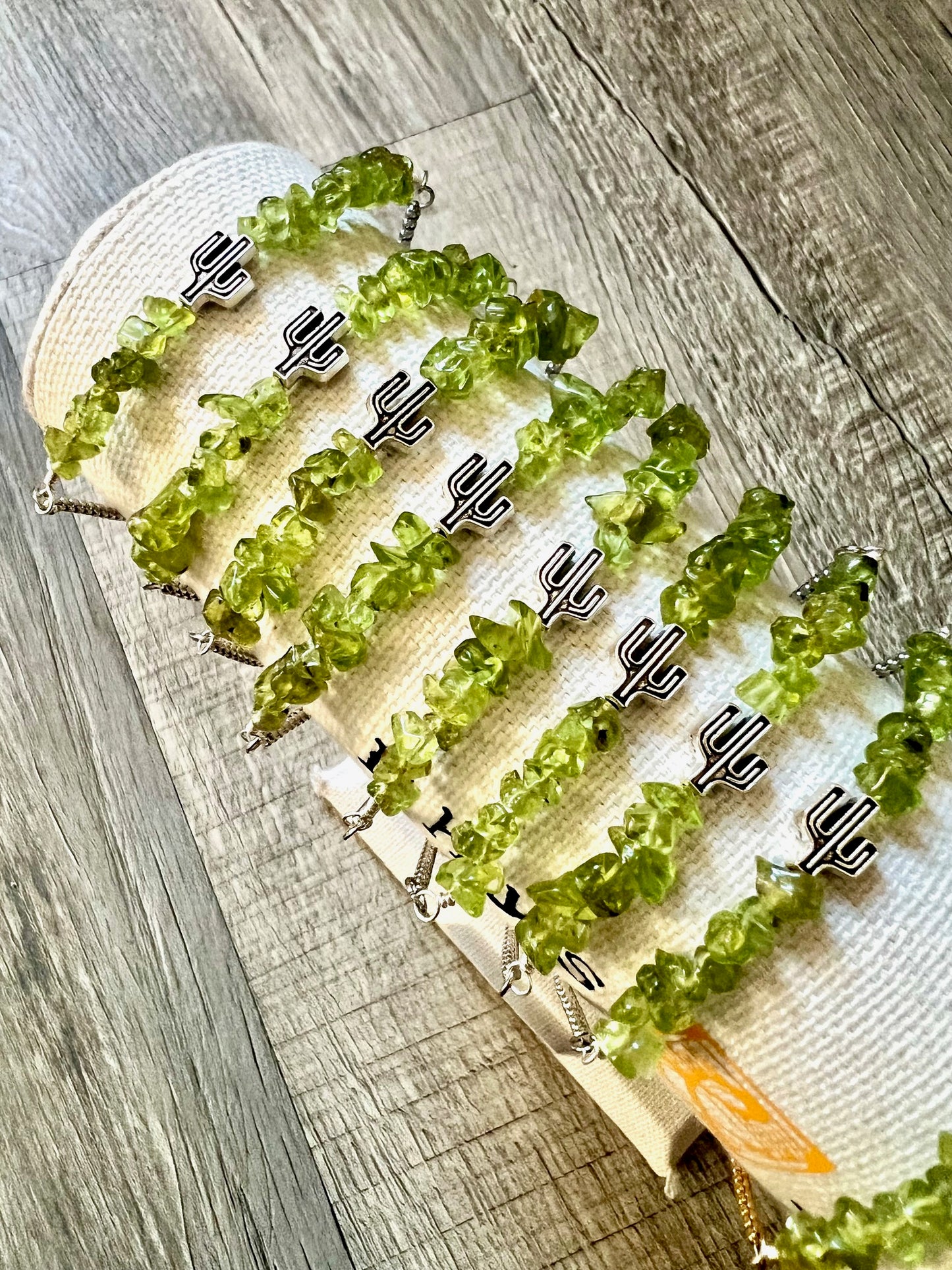 Desert Vibes Peridot Bracelet