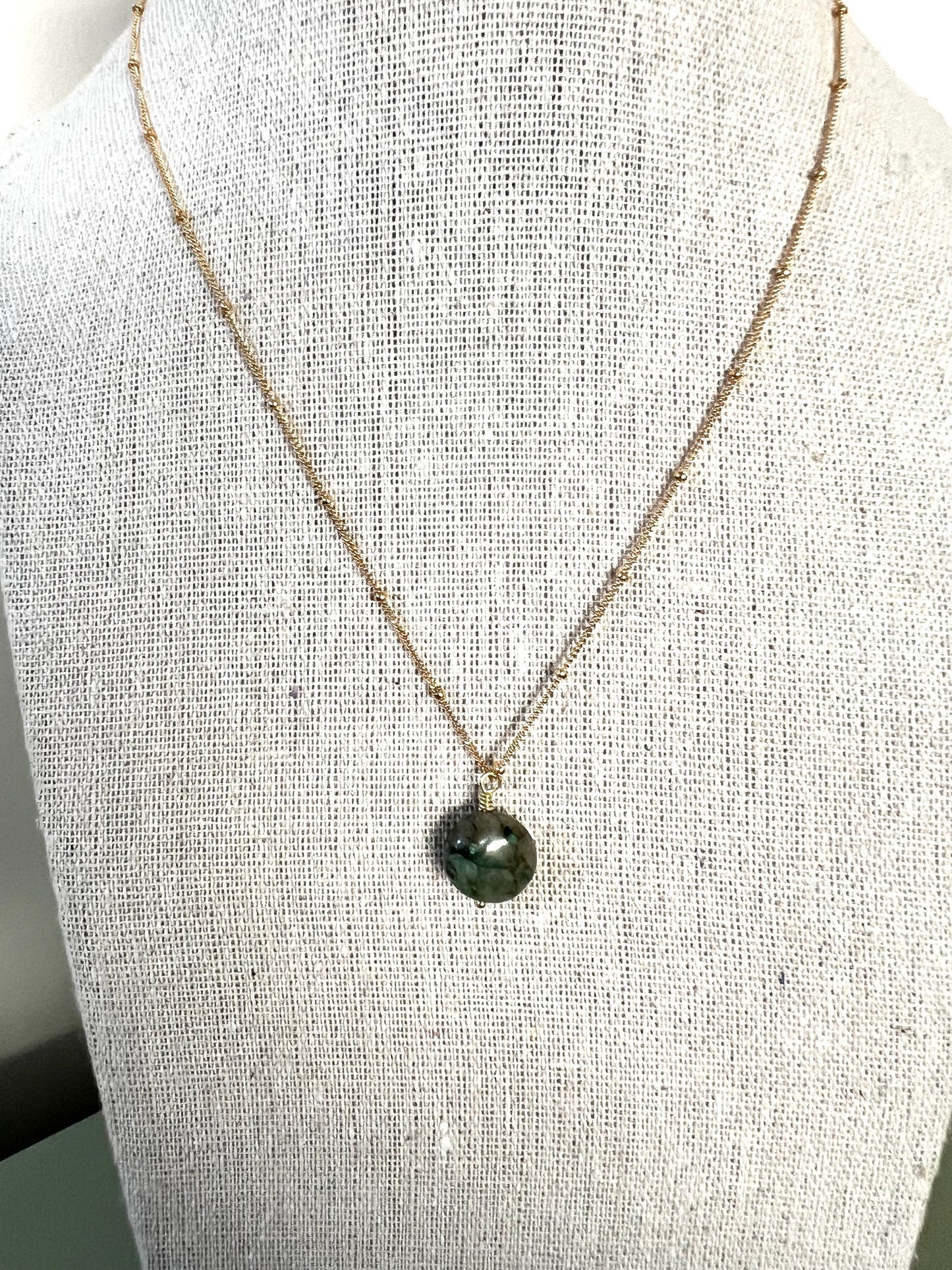 DANI Necklace - Ocean Jasper