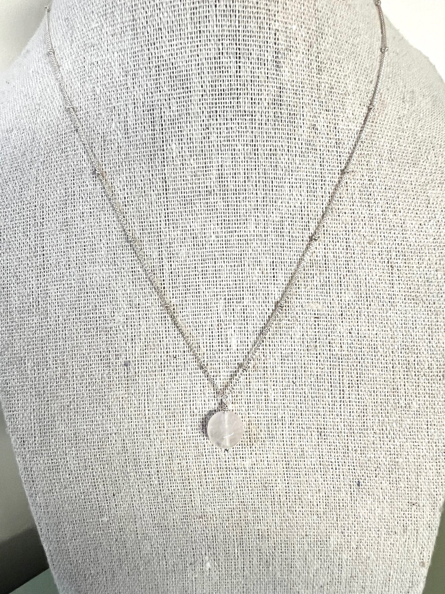 DANI Necklace - Rose Quartz