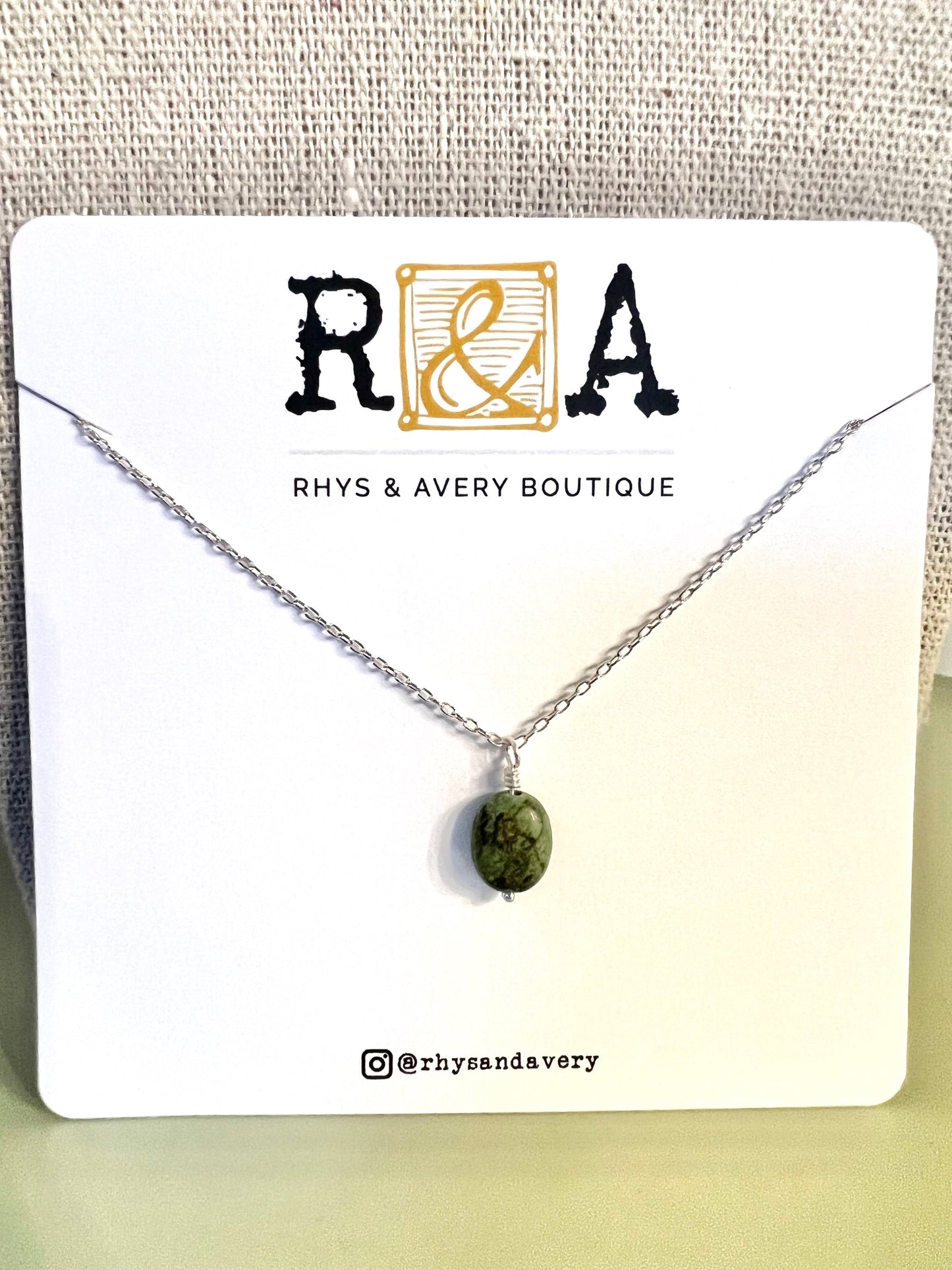 BRYNN Necklace - African Turquoise