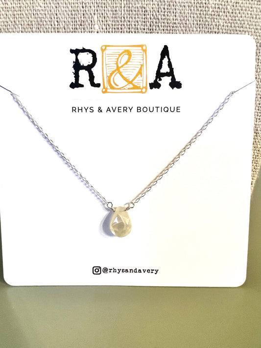 BRYNN Necklace - Moonstone