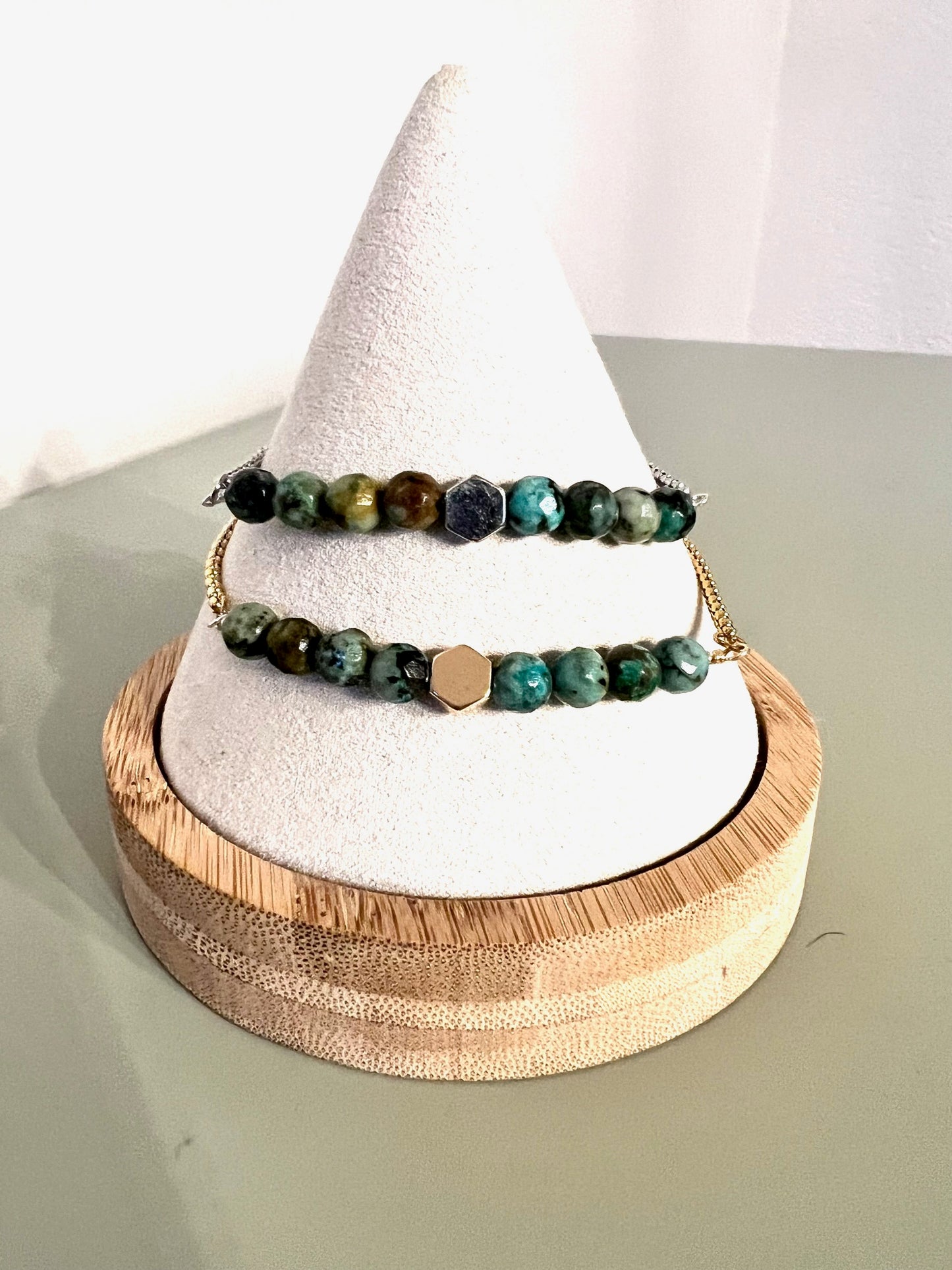 African Turquoise Bracelet