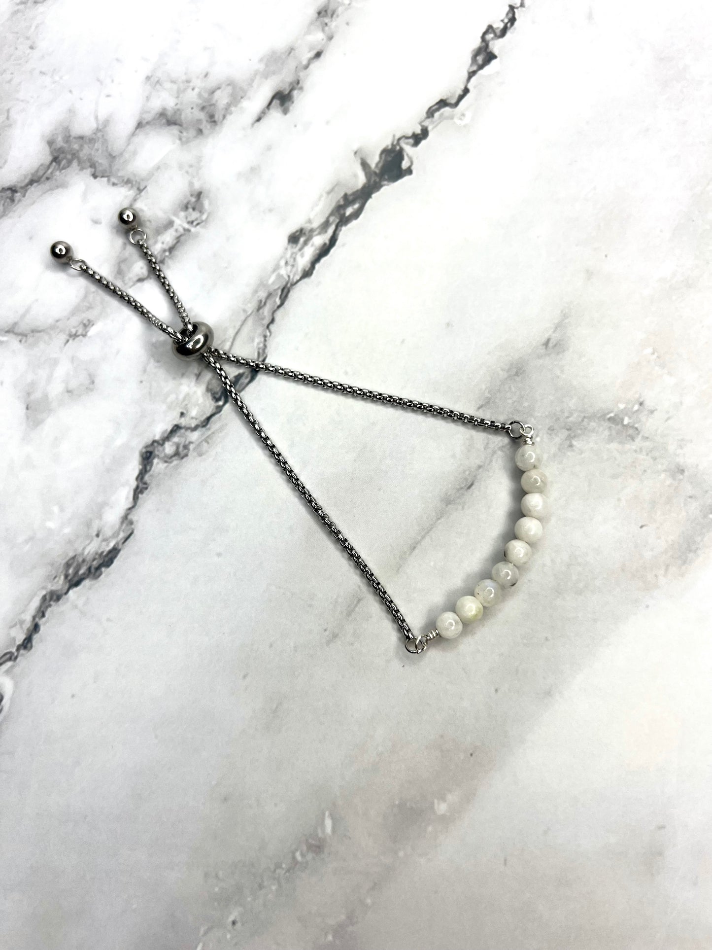 Rainbow Moonstone Bracelet