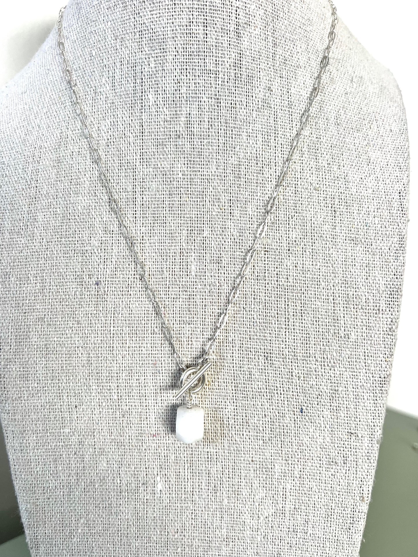 TESSA Necklace - Milky Quartz