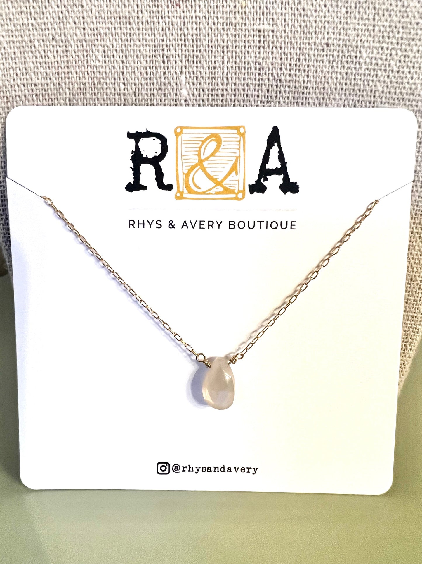 BRYNN Necklace - Moonstone