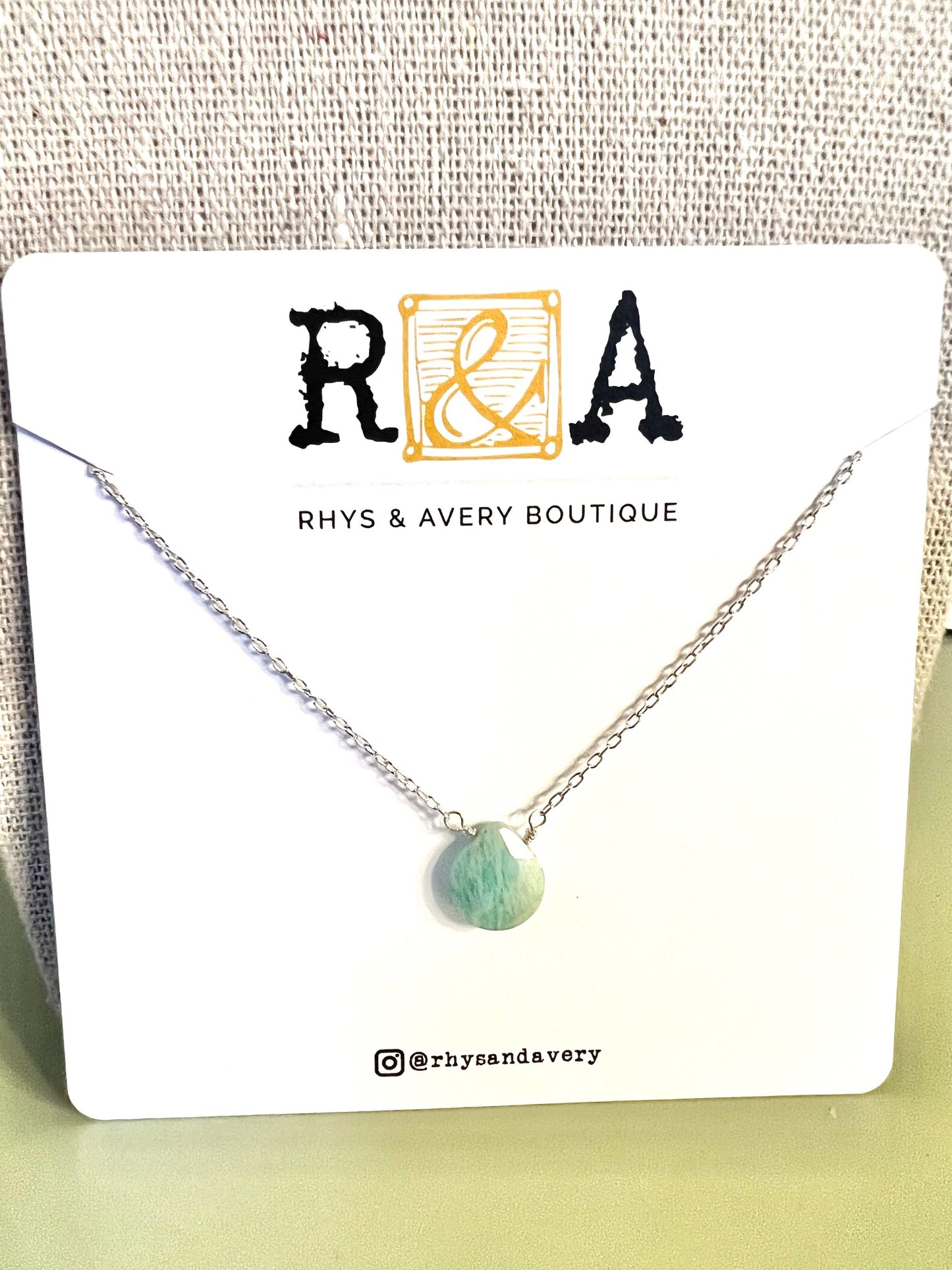 BRYNN Necklace - Amazonite