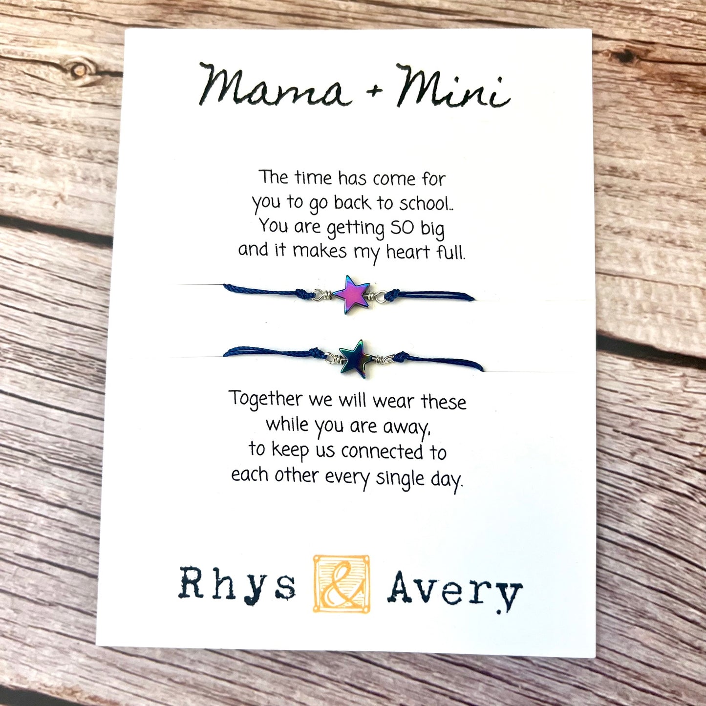 Mama & Mini Star Bracelets