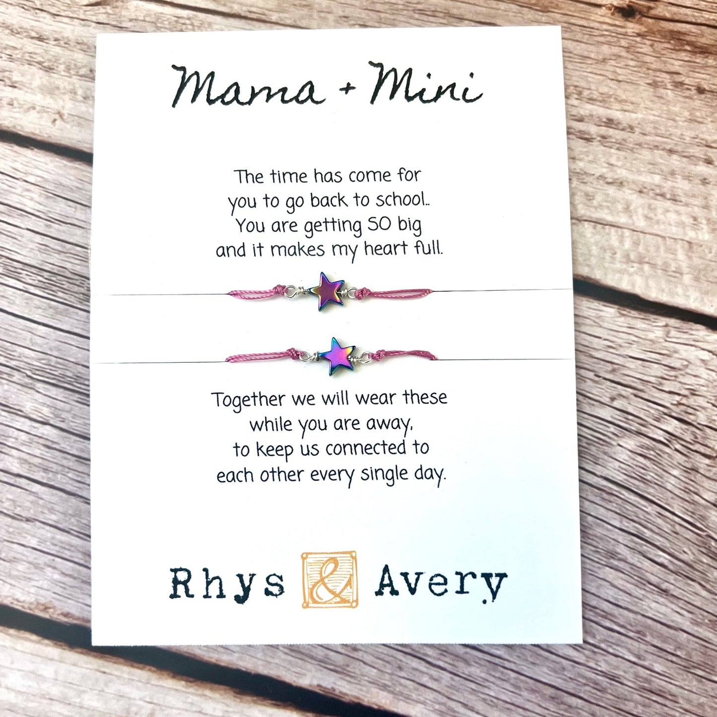 Mama & Mini Star Bracelets